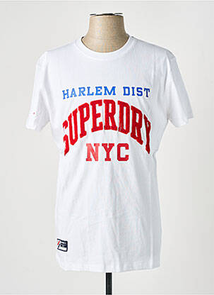Tricou alb SUPERDRY bărbat