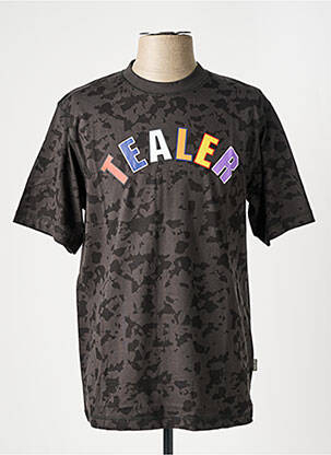 Tricou negru TEALER bărbat