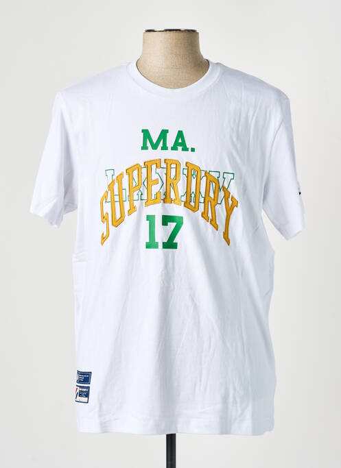 Tricou alb SUPERDRY homme