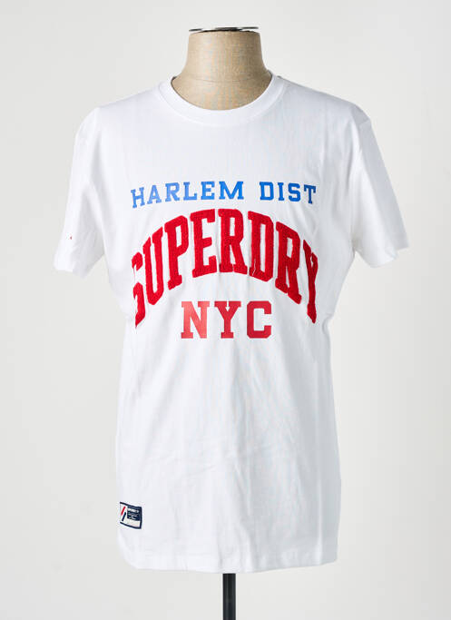 Tricou alb SUPERDRY bărbat