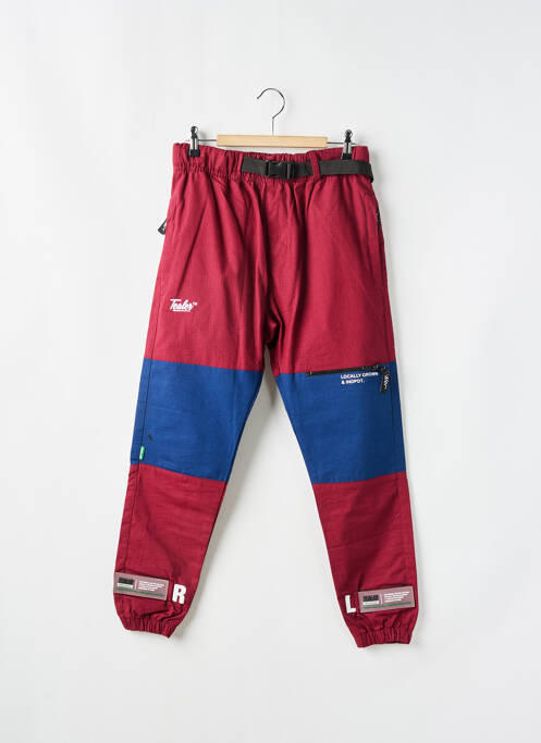 Pantalon drept roșu TEALER bărbat