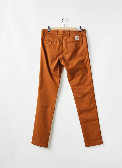 Pantalon slim maro CARHARTT bărbat