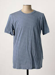 Tricou albastru KNOWLEDGE COTTON APPAREL homme