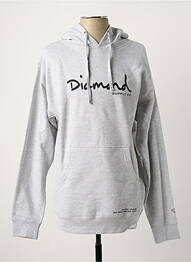 Hanorac gri DIAMOND SUPPLY CO homme