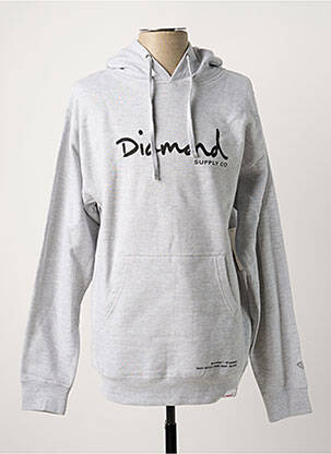 Hanorac gri DIAMOND SUPPLY CO bărbat