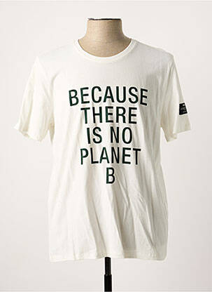 Tricou alb ECOALF bărbat