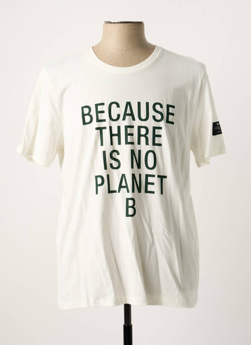 Tricou alb ECOALF bărbat