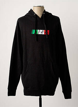Hanorac negru PIZZA SKATEBOARD bărbat