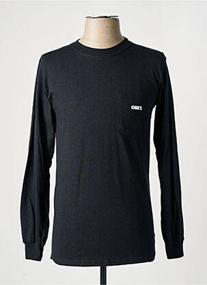 Tricou negru OBEY bărbat