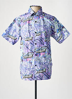 Cămașă cu mâneci scurte violet TEALER bărbat