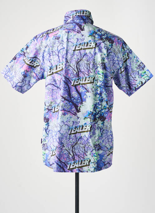 Cămașă cu mâneci scurte violet TEALER bărbat