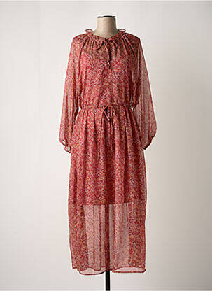 Rochie lungă roșu GRACE & MILA femeie