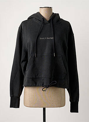 Hanorac negru DAILY PAPER femeie