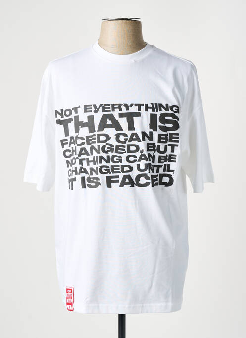 Tricou alb DAILY PAPER bărbat