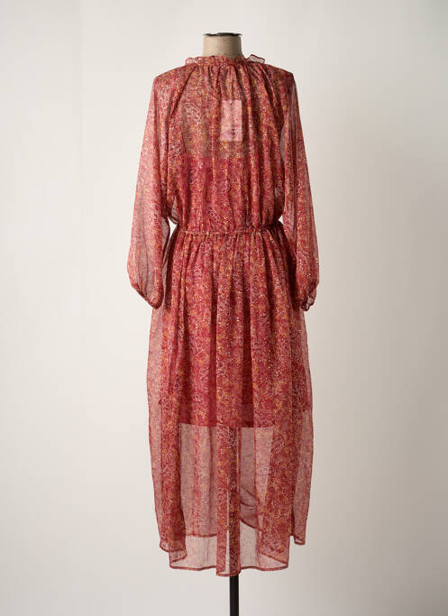 Rochie lungă roșu GRACE & MILA femeie