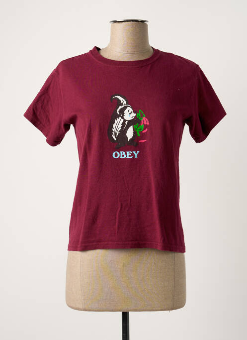 Tricou maro OBEY femeie