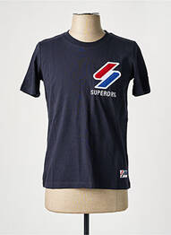 Tricou albastru SUPERDRY femme