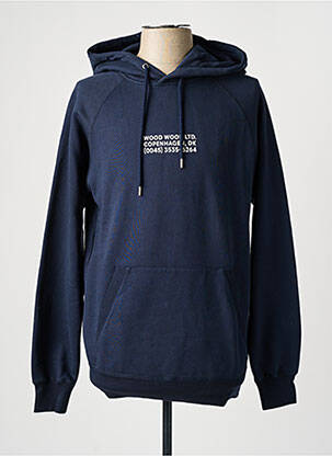 Hanorac albastru WOOD WOOD bărbat