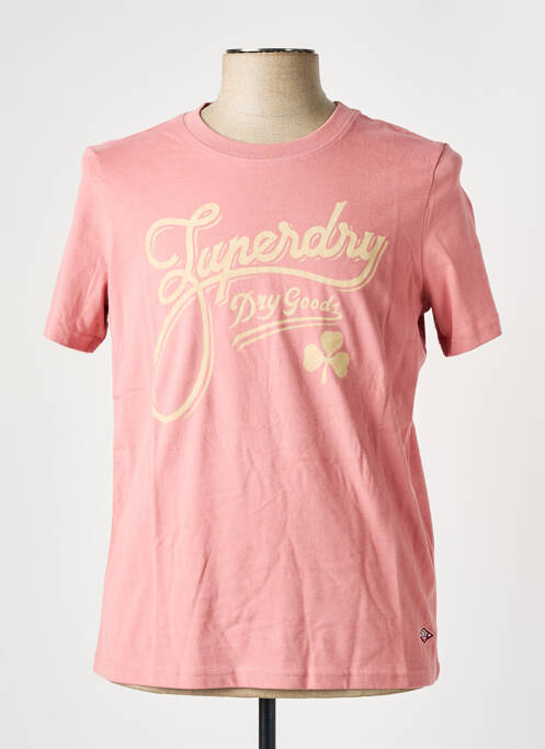 Tricou roz SUPERDRY femeie