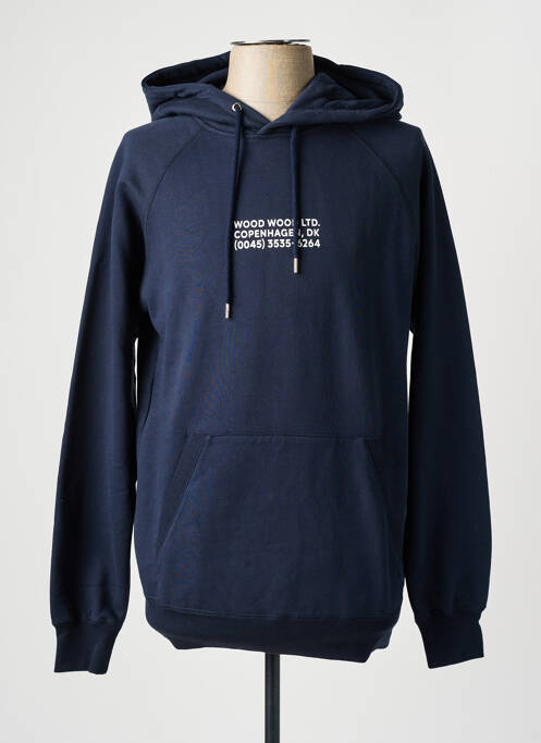 Hanorac albastru WOOD WOOD bărbat