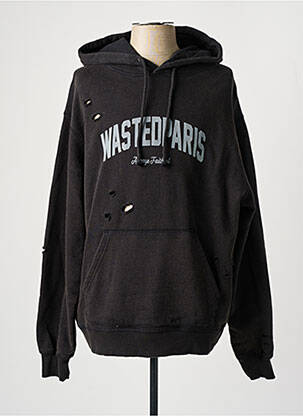 Hanorac negru WASTED PARIS bărbat