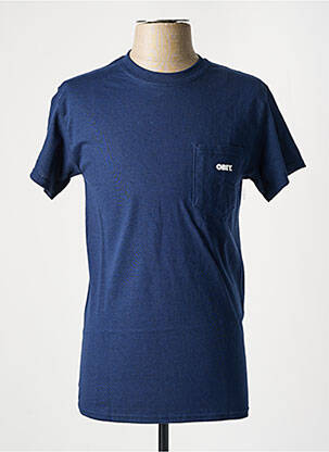 Tricou albastru OBEY bărbat