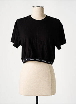 Tricou negru OBEY femeie