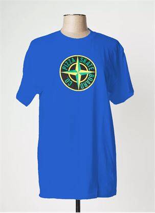 Tricou albastru PIZZA SKATEBOARD bărbat