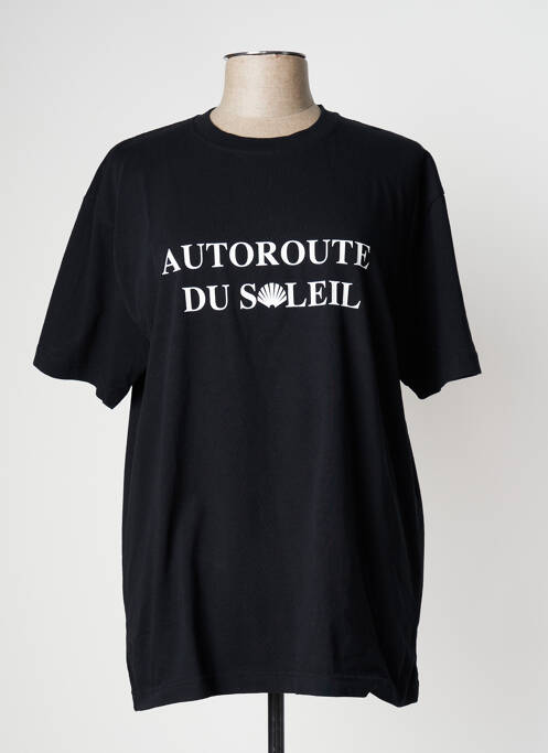 Tricou negru NEW AMSTERDAM SURF ASSOCIATION bărbat