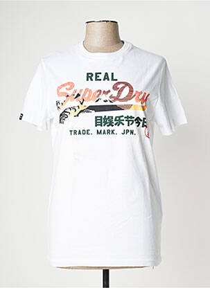 Tricou alb SUPERDRY bărbat