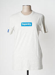 Tricou alb SUPERDRY bărbat