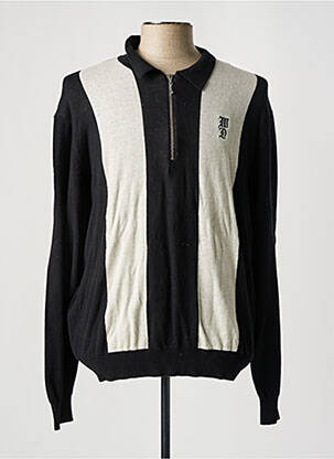 Polo negru WASTED PARIS bărbat