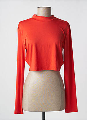 Top portocaliu NOISY MAY femeie