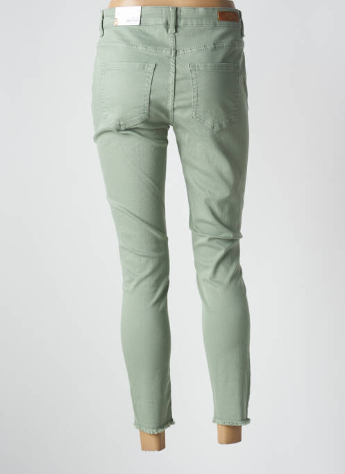 Pantalon slim verde ONLY femeie