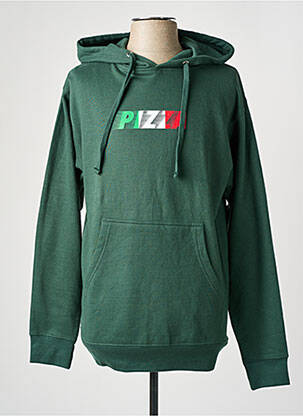 Hanorac verde PIZZA SKATEBOARD bărbat