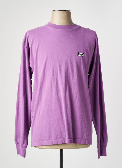 Tricou violet OBEY bărbat