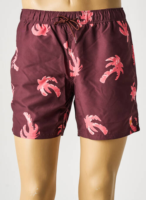 Șort de baie roșu FARAH bărbat