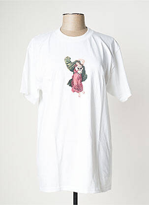 Tricou alb OBEY bărbat