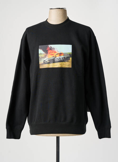 Hanorac negru OBEY bărbat