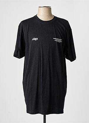 Tricou negru HUMAN WITH ATTITUDE bărbat