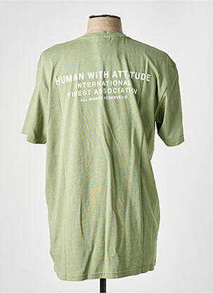 Tricou kaki HUMAN WITH ATTITUDE bărbat