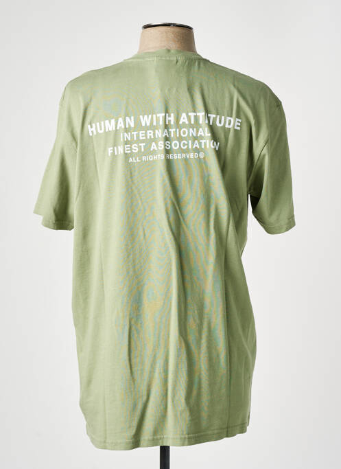 Tricou kaki HUMAN WITH ATTITUDE bărbat
