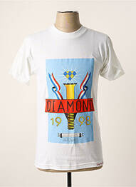 Tricou alb DIAMOND SUPPLY CO homme