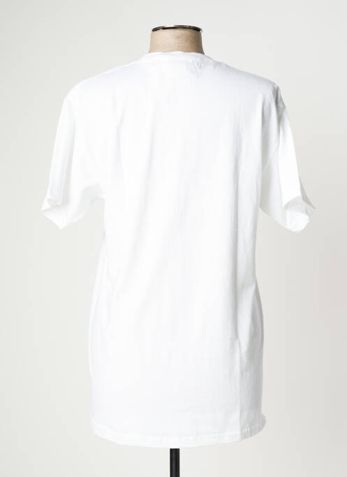 Tricou alb PIZZA SKATEBOARD bărbat