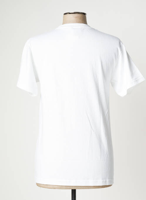 Tricou alb PIZZA SKATEBOARD bărbat