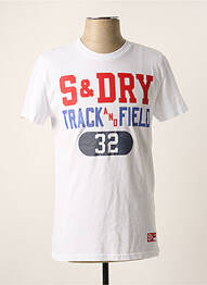 Tricou alb SUPERDRY homme