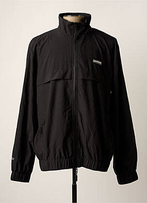 Jachetă vânt negru HOLOGRAM bărbat