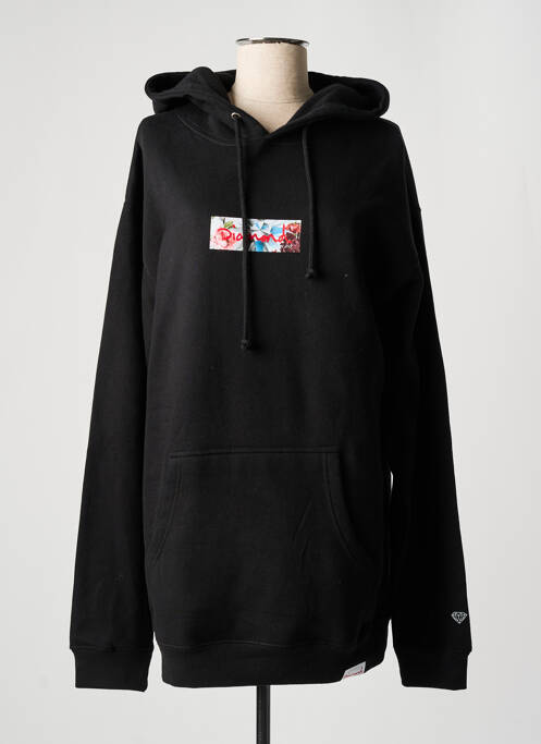 Hanorac negru DIAMOND SUPPLY CO bărbat