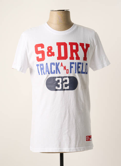 Tricou alb SUPERDRY bărbat