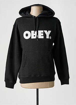 Hanorac negru OBEY femeie